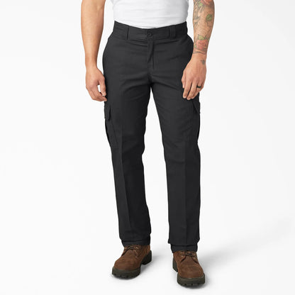 Men’s FLEX Regular Fit Cargo Work Pants – Stretch Comfort, Straight Leg & Expandable Pockets