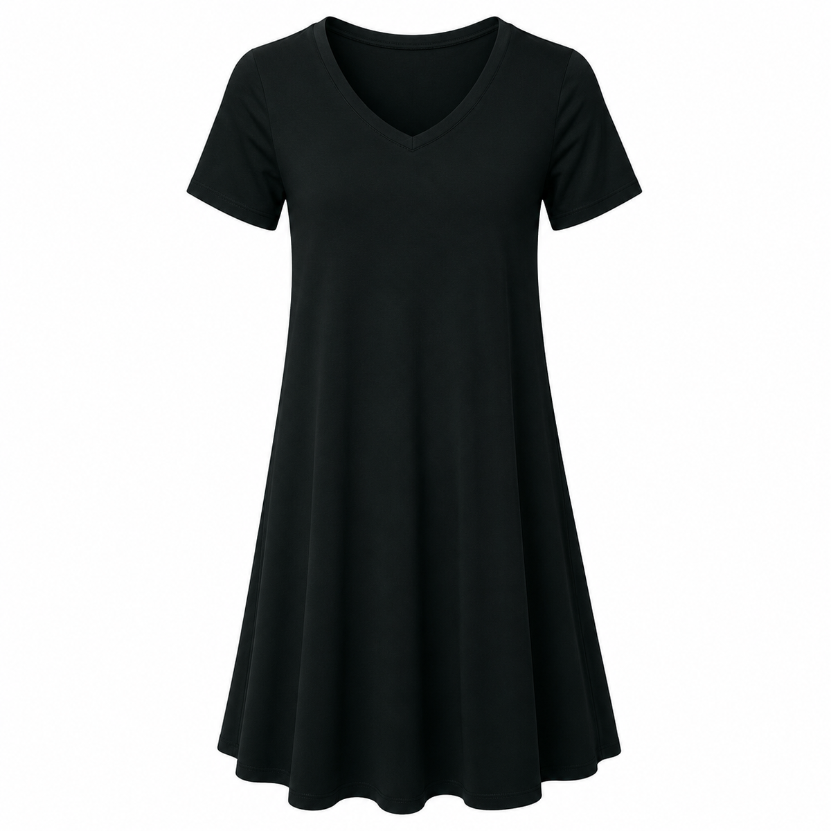 Women's Casual T-Shirt Loungewear Dresses with Pockets, Clothing Short Sleeves Pajama Dress