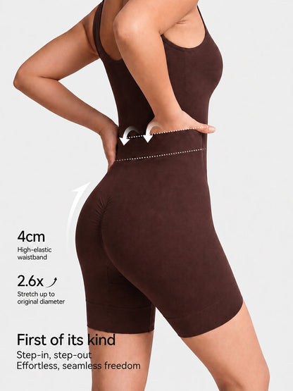 Back Pull Down Easy Bathroom Shaping Bodysuit I Tuimmy & Butt Contour Shapewear