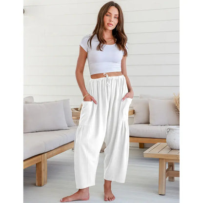 Effortless Linen Wide Leg Pants – Relaxed Fit, Flowy Comfort & Everyday Style