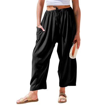 Effortless Linen Wide Leg Pants – Relaxed Fit, Flowy Comfort & Everyday Style