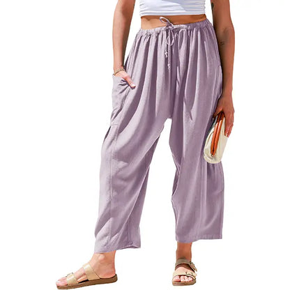 Effortless Linen Wide Leg Pants – Relaxed Fit, Flowy Comfort & Everyday Style