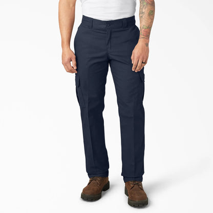 Men’s FLEX Regular Fit Cargo Work Pants – Stretch Comfort, Straight Leg & Expandable Pockets