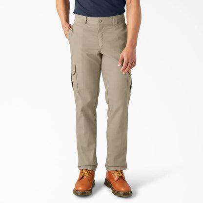 Men’s FLEX Regular Fit Cargo Work Pants – Stretch Comfort, Straight Leg & Expandable Pockets