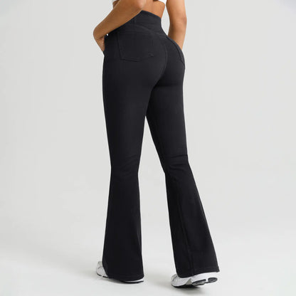 Women’s Stretchy High-Waisted Flare Jeans