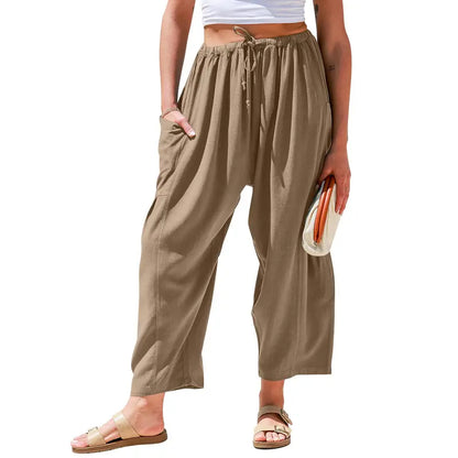 Effortless Linen Wide Leg Pants – Relaxed Fit, Flowy Comfort & Everyday Style