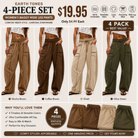 4-Pack · Earth Tones