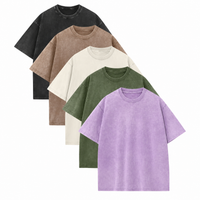 Dark Gray + Khaki Brown + Cream + Olive Green + Lavender Purple