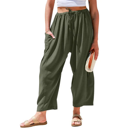 Effortless Linen Wide Leg Pants – Relaxed Fit, Flowy Comfort & Everyday Style