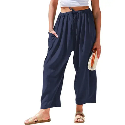 Effortless Linen Wide Leg Pants – Relaxed Fit, Flowy Comfort & Everyday Style