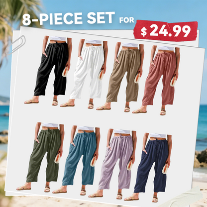 Effortless Linen Wide Leg Pants – Relaxed Fit, Flowy Comfort & Everyday Style