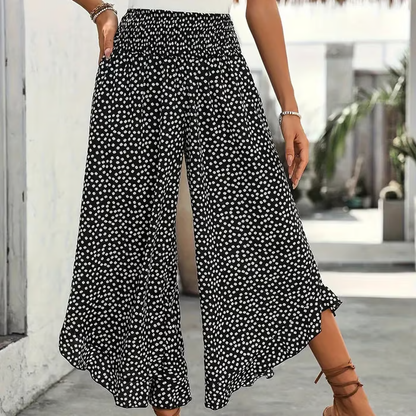 Women’s Flowy Wide-Leg Pants – High-Waisted, Lightweight & Comfortable