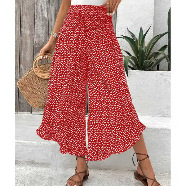 Women’s Flowy Wide-Leg Pants – High-Waisted, Lightweight & Comfortable